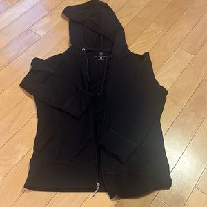 Zip-up jacket from New York & Company size xs with bedazzled heart on back